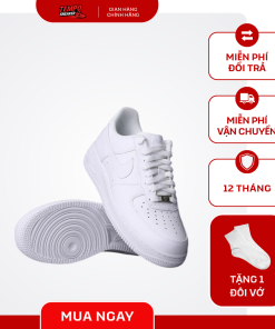 Nike Air Force 1 Low Triple White – ảnh giày trắng tối giản